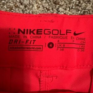Nike Golf Dri-Fit Bright Red Apparel